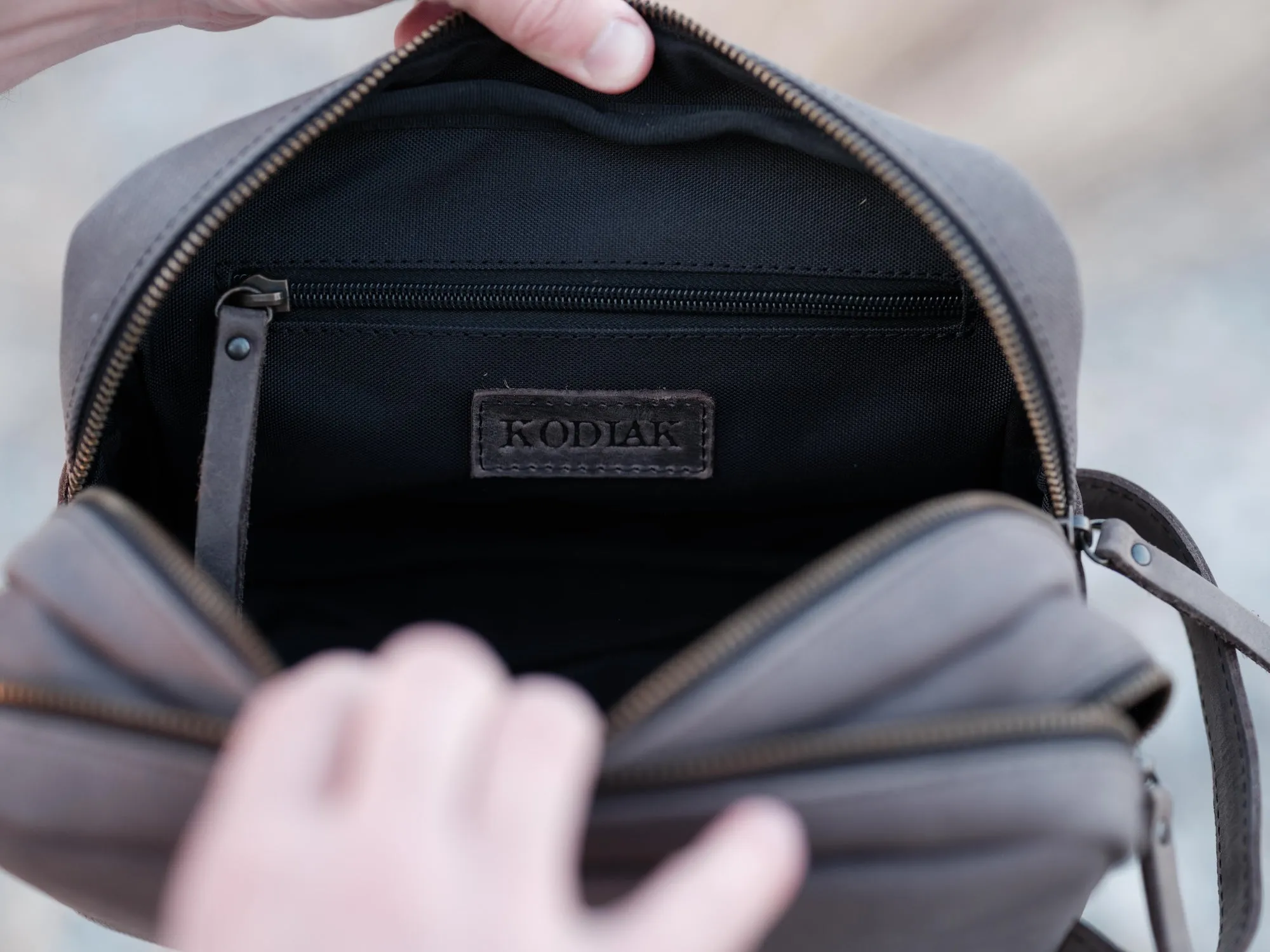 Canvas Weekender Dopp Bag